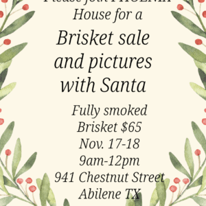 Fully smoked Brisket